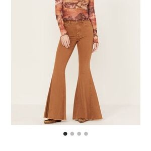 Shyanne Brown Flare Jeans